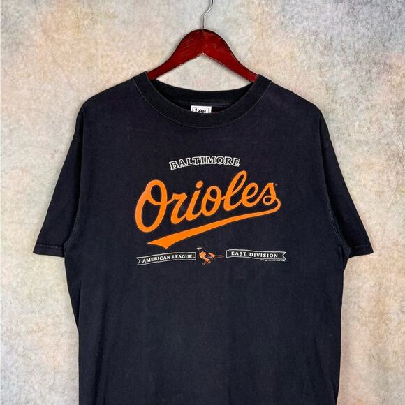 VTG Baltimore Orioles MLB T Shirt Mens Sz L Black 2005 Baseball American League - Picture 2 of 9